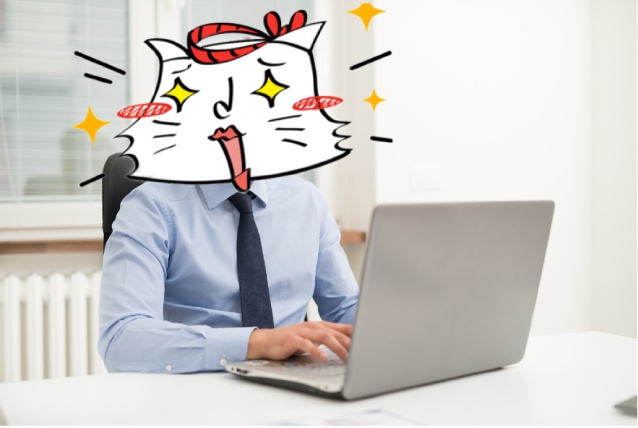 住宅営業のコツを学んでいる姿